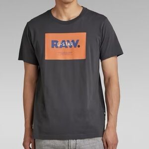 G-STAR RAW HD T-SHIRT Color Fantem blue Size Large